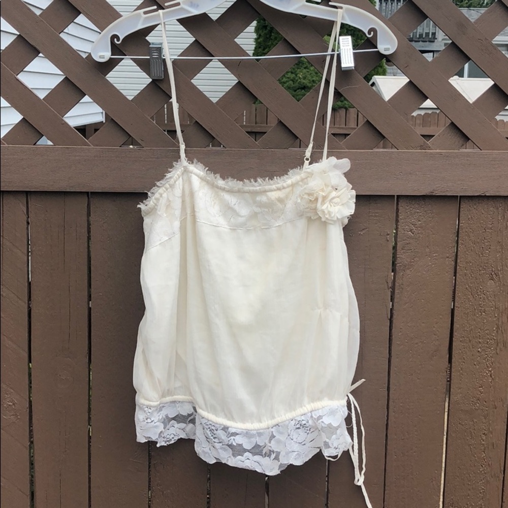 American Eagle Dainty Floral Tank Top